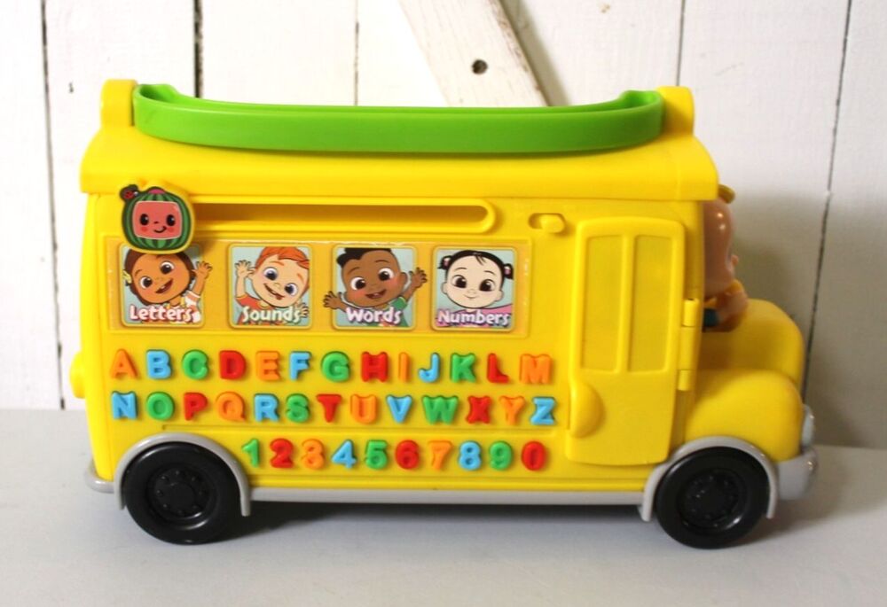 CoComelon Musical Learning Bus Number & Letter Recognition Phonetics Toy Plays